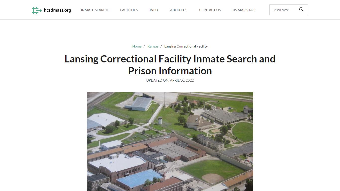 Lansing Correctional Facility Inmate Search, Visitation ...